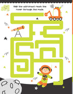 Dreamland Publications Space World Activities - I Can Solve Activity Book for Kids Age 4- 8 Years | With Colouring Pages, Mazes, Dot-to-Dots | Grocsy