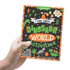 Dreamland Publications Dinosaur World Activities - I Can Solve Activity Book for Kids Age 4- 8 Years | With Colouring Pages, Mazes, Dot-to-Dots | Grocsy