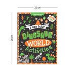 Dreamland Publications Dinosaur World Activities - I Can Solve Activity Book for Kids Age 4- 8 Years | With Colouring Pages, Mazes, Dot-to-Dots | Grocsy
