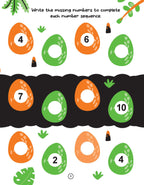 Dreamland Publications Dinosaur World Activities - I Can Solve Activity Book for Kids Age 4- 8 Years | With Colouring Pages, Mazes, Dot-to-Dots | Grocsy