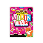 Dreamland Publications Brain Train Activity Book for Kids Age 6+ - With Colouring Pages, Mazes, Puzzles and Word searches Activities | Grocsy