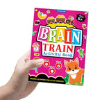 Dreamland Publications Brain Train Activity Book for Kids Age 6+ - With Colouring Pages, Mazes, Puzzles and Word searches Activities | Grocsy