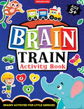 Dreamland Publications Brain Train Activity Book for Kids Age 5+ - With Colouring Pages, Mazes, Puzzles and Word searches Activities | Grocsy