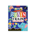 Dreamland Publications Brain Train Activity Book for Kids Age 5+ - With Colouring Pages, Mazes, Puzzles and Word searches Activities | Grocsy