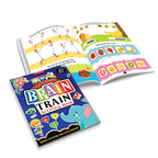 Dreamland Publications Brain Train Activity Book for Kids Age 5+ - With Colouring Pages, Mazes, Puzzles and Word searches Activities | Grocsy