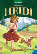 Dreamland Publications Heidi- Illustrated Abridged Classics for Children with Practice Questions : Children Classic Fiction Book | Grocsy