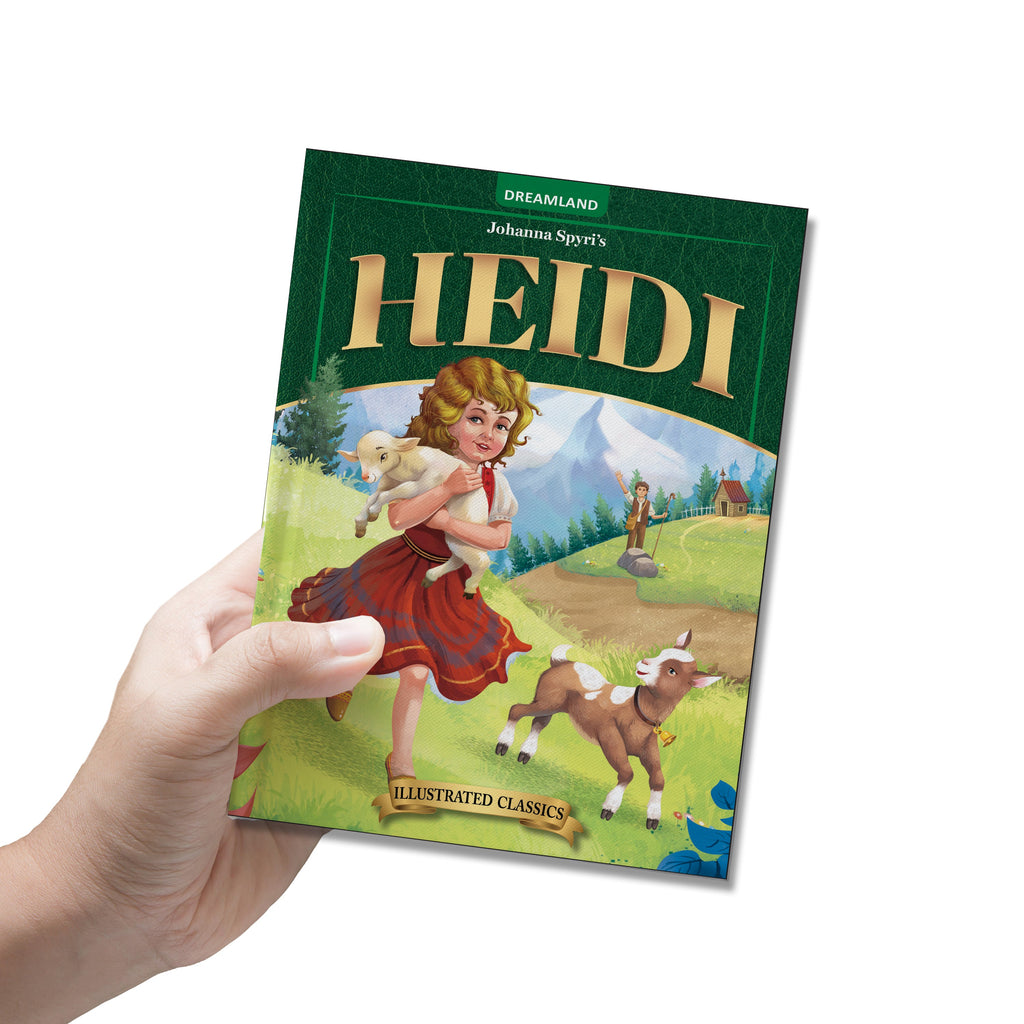 Dreamland Publications Heidi- Illustrated Abridged Classics for Children with Practice Questions : Children Classic Fiction Book | Grocsy
