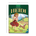 Dreamland Publications Heidi- Illustrated Abridged Classics for Children with Practice Questions : Children Classic Fiction Book | Grocsy