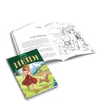 Dreamland Publications Heidi- Illustrated Abridged Classics for Children with Practice Questions : Children Classic Fiction Book | Grocsy