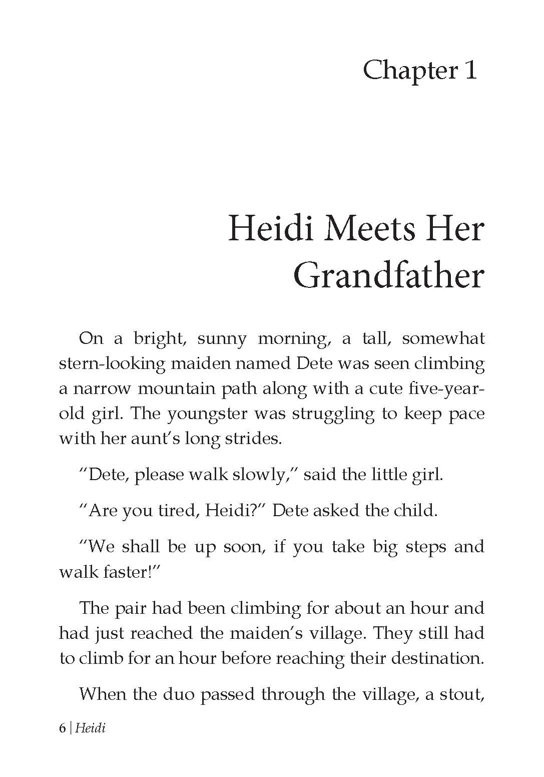 Dreamland Publications Heidi- Illustrated Abridged Classics for Children with Practice Questions : Children Classic Fiction Book | Grocsy
