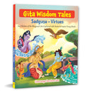 Gita Wisdom Tales: Sadguna - Virtues - Key Shlokas of the Bhagavad Gita Explained with Stories to Inspire Young MindsI Gita Story book for kids - Om Books | Grocsy