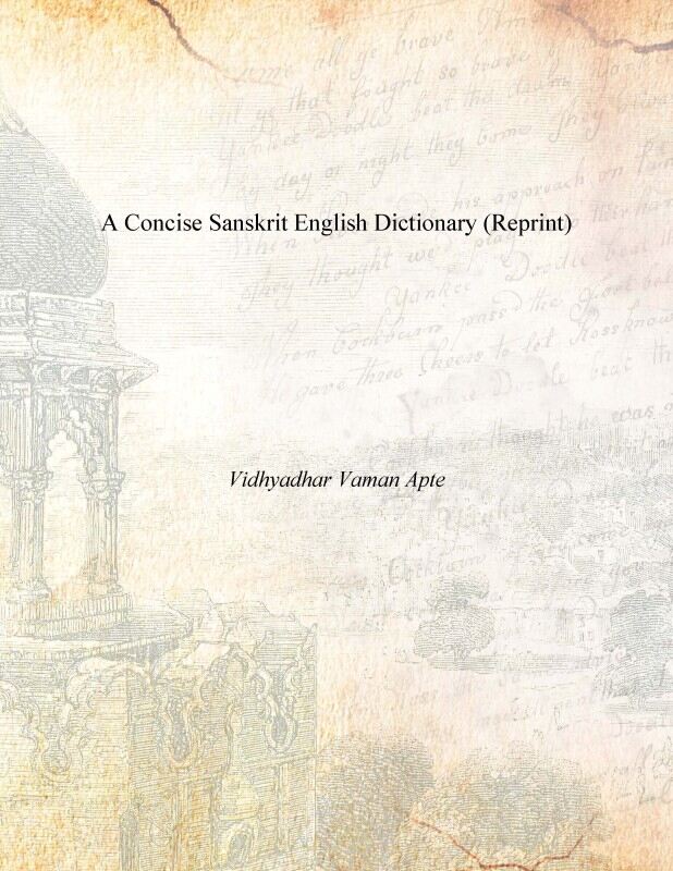 A Concise Sanskrit English Dictionary (Reprint) - Gyan Books | Grocsy