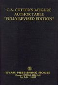 C.A. Cutter's 3-Figure Author Table "Fully Revised Edition" - Gyan Books | Grocsy
