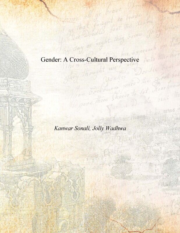 Gender: a Cross-Cultural Perspective - Gyan Books | Grocsy