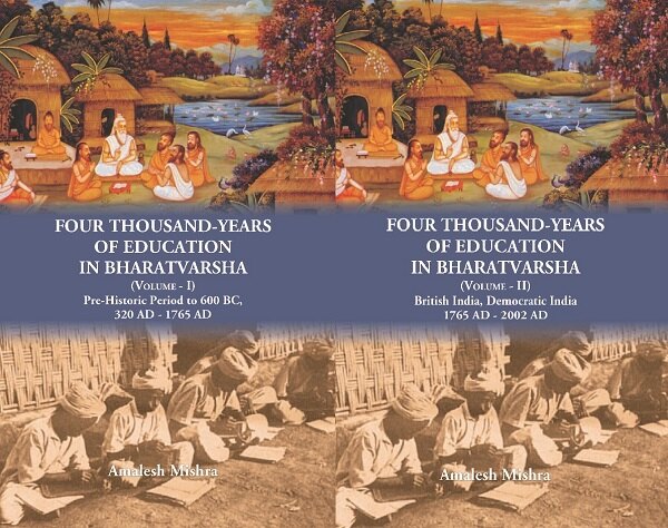 Four Thousand Years of Education in Bharatvarsha 2 Vols. Set - Gyan Books | Grocsy