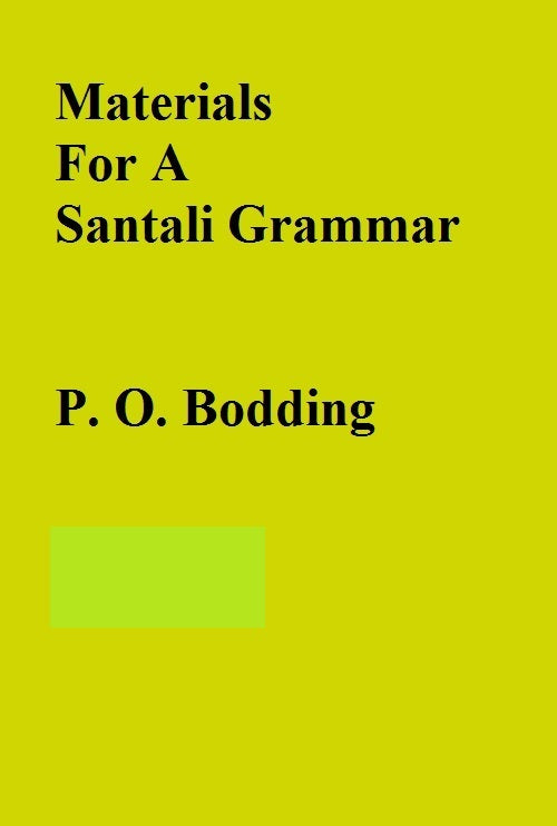 Materials For A Santali Grammar 2 Vols. Set - Gyan Books | Grocsy