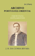 Archivo Portuguez-Oriental FASCICULO 6, SUPPLEMENTOS - Gyan Books | Grocsy