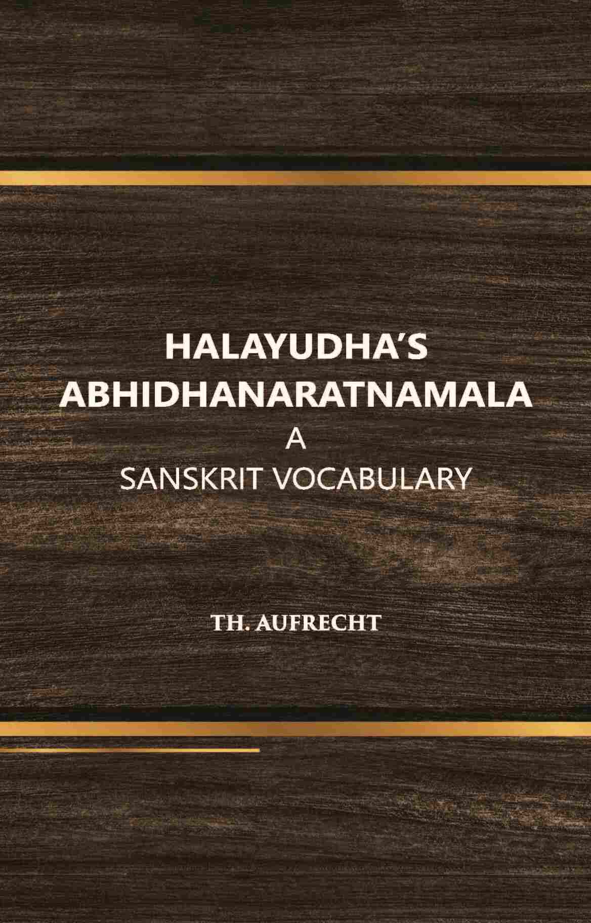 halayudh's abhidhanaratnamala - Gyan Books | Grocsy