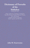 Dictionary Of Proverbs Of The Sinhalese - Gyan Books | Grocsy