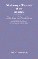 Dictionary Of Proverbs Of The Sinhalese - Gyan Books | Grocsy