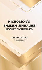 Nicholson's English- Sinhalese (Pocket Dictionary) - Gyan Books | Grocsy