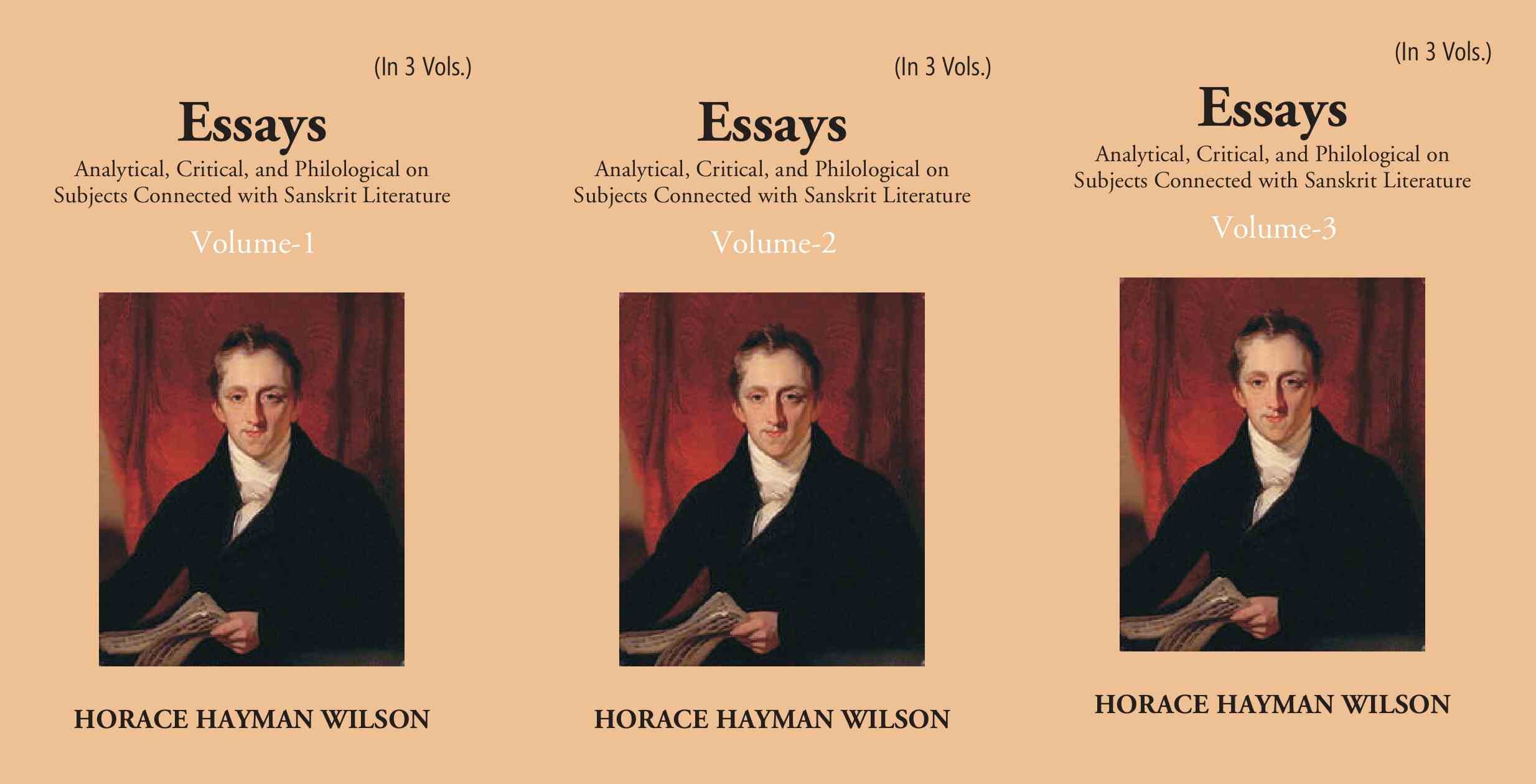 Essays Analytical, Critical And Philological On Subjects Connected With Sanskrit Literature 3 Vols. Set - Gyan Books | Grocsy