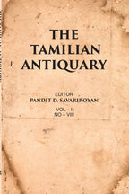 The Tamilian Antiquary Vol – I, NO – VIII - Gyan Books | Grocsy