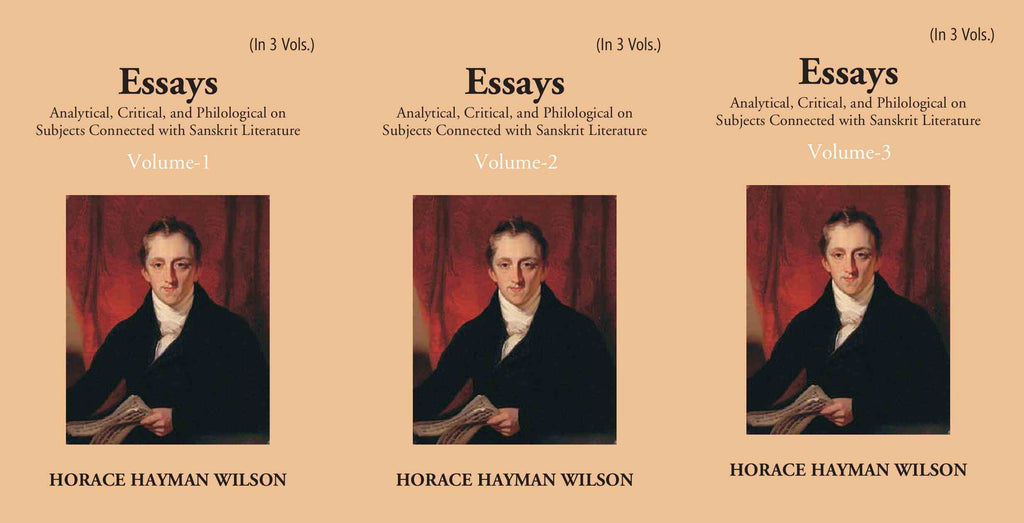 Essays Analytical, Critical And Philological On Subjects Connected With Sanskrit Literature 3 Vols. Set - Gyan Books | Grocsy
