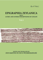 Epigraphia Zeylanica Being Lithic And Other Inscriptions Of Ceylon Vol. 3rd - Gyan Books | Grocsy