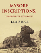 Mysore Inscriptions: Translated for Government - Gyan Books | Grocsy