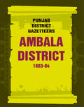 Punjab District Gazetteers: Ambala District 1883-84 1st - Gyan Books | Grocsy