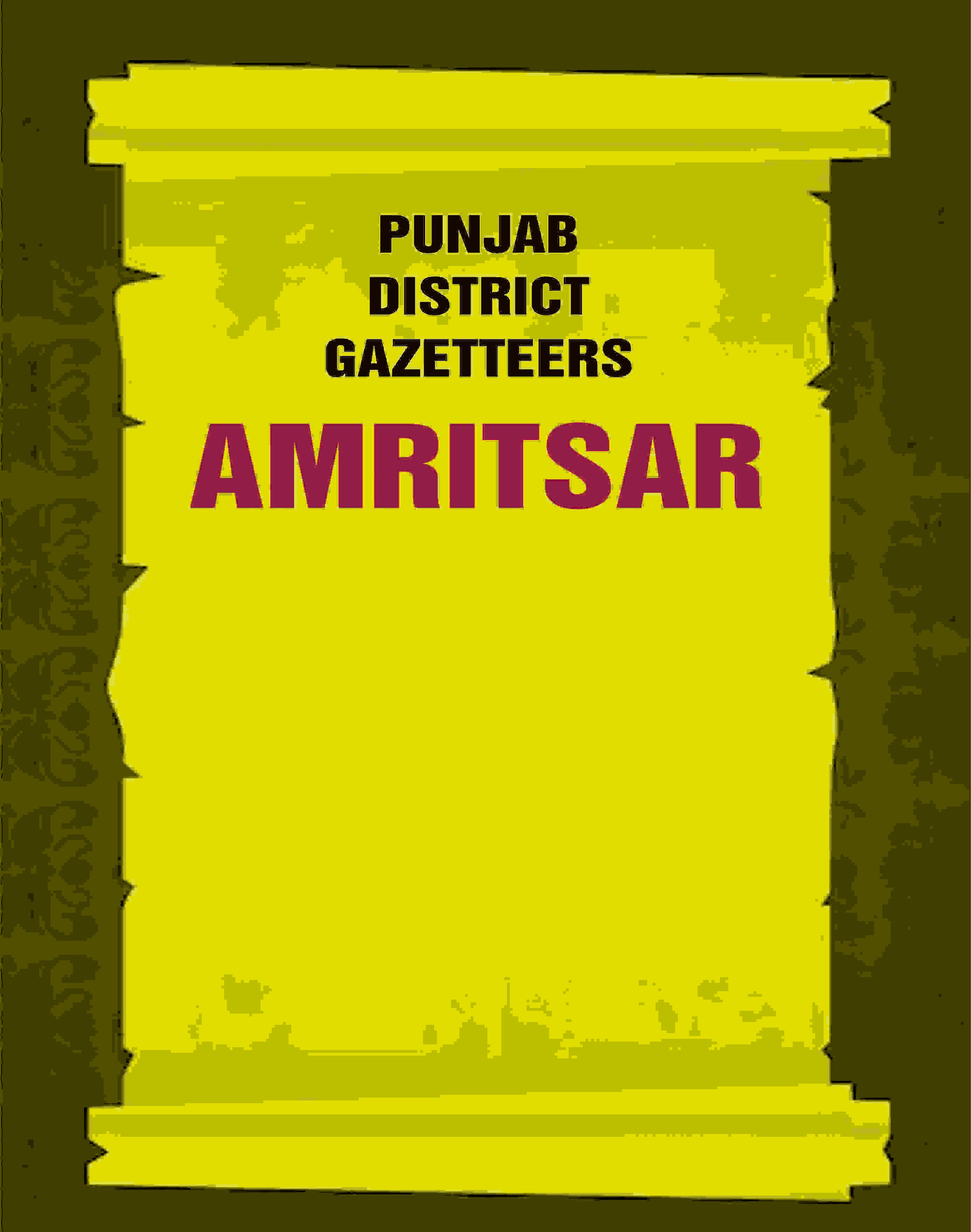 Punjab District Gazetteers: Amritsar 2nd - Gyan Books | Grocsy