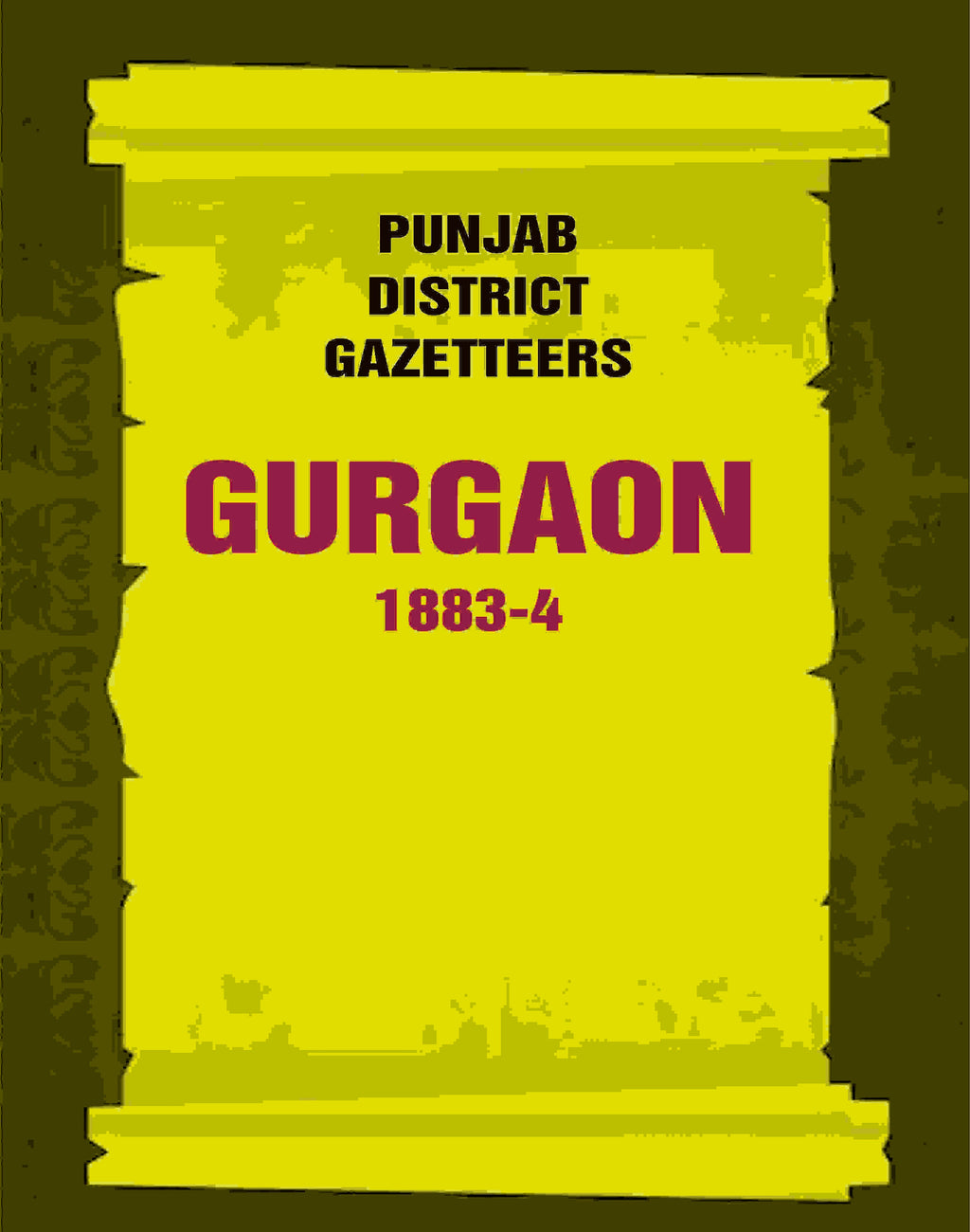 Punjab District Gazetteers: Gurgaon 1883-4 9th - Gyan Books | Grocsy