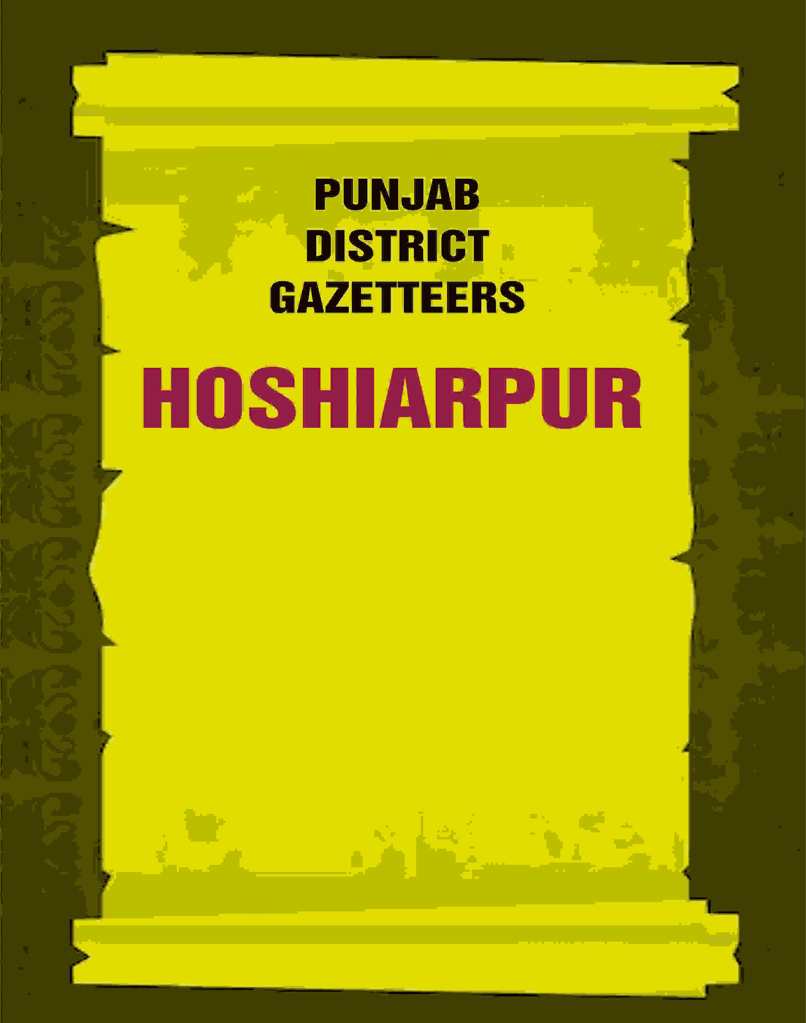 Punjab District Gazetteers: Hoshiarpur 12th - Gyan Books | Grocsy