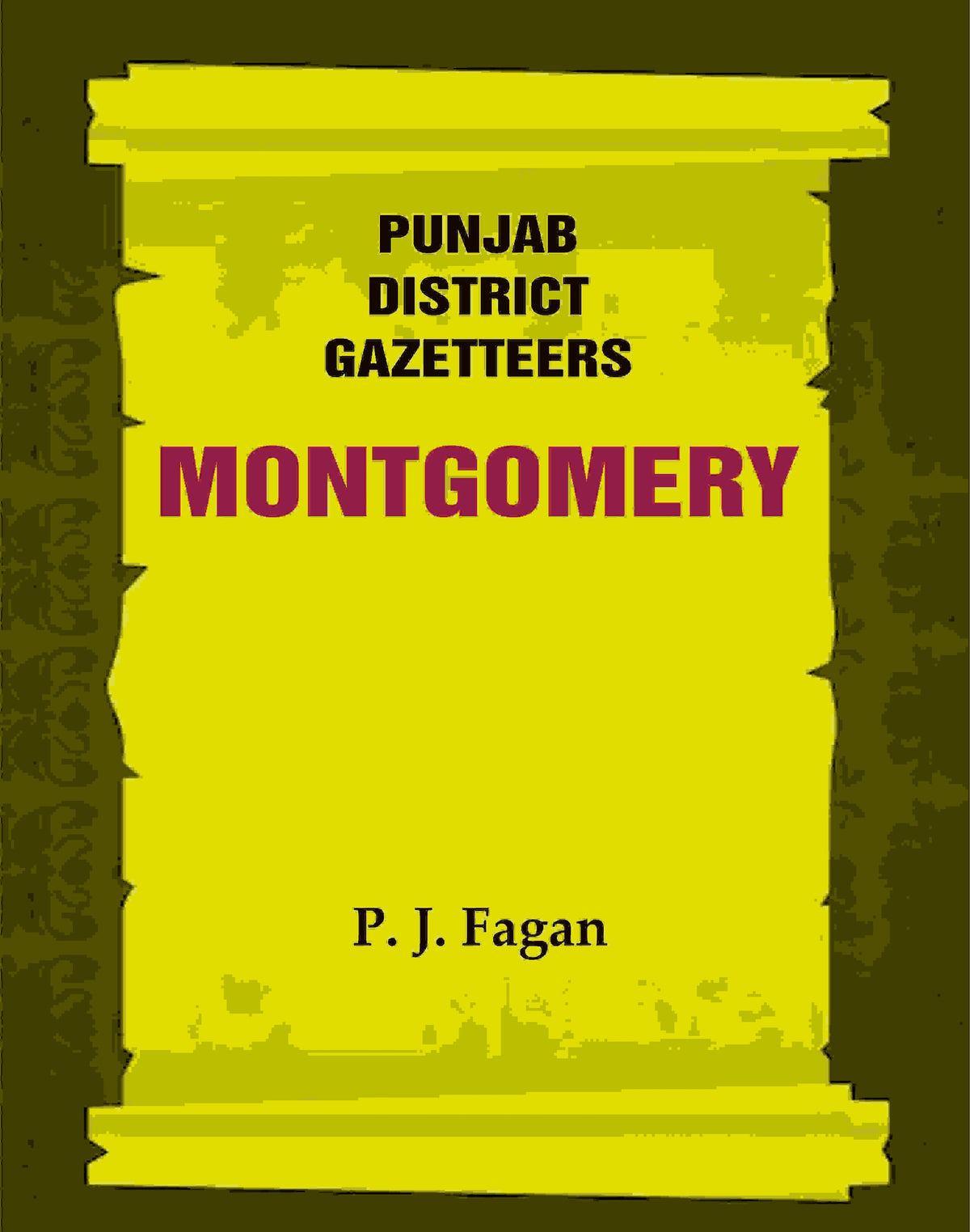 Punjab District Gazetteers: Montgomery 24th - Gyan Books | Grocsy