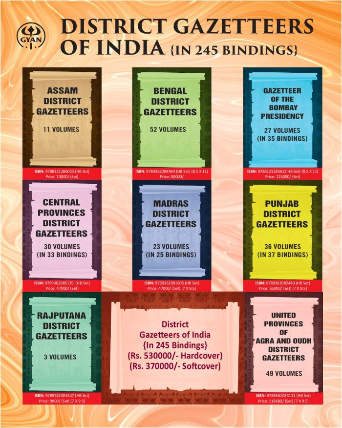 District Gazetteers of India (In 245 Bindings) In 245 Bindings - Gyan Books | Grocsy