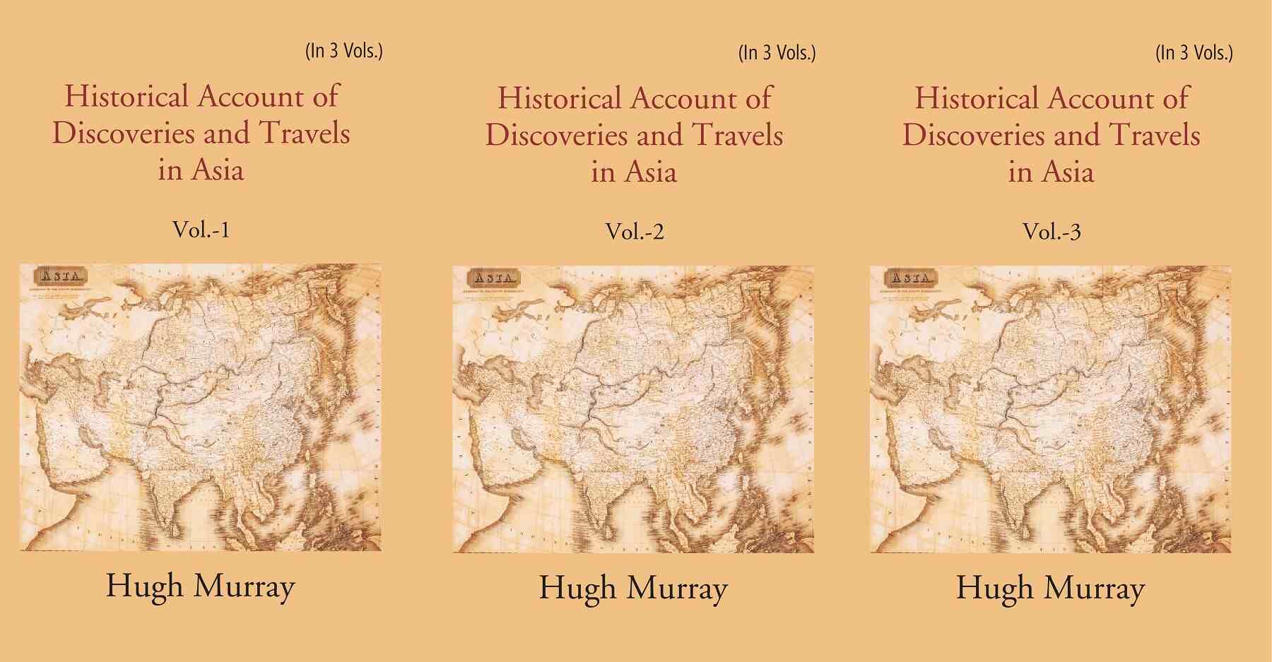 Historical Account of Discoveries and Travels in Asia 3 Vols. Set - Gyan Books | Grocsy