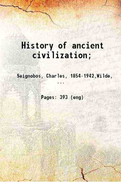 History of Ancient Civilization - Gyan Books | Grocsy