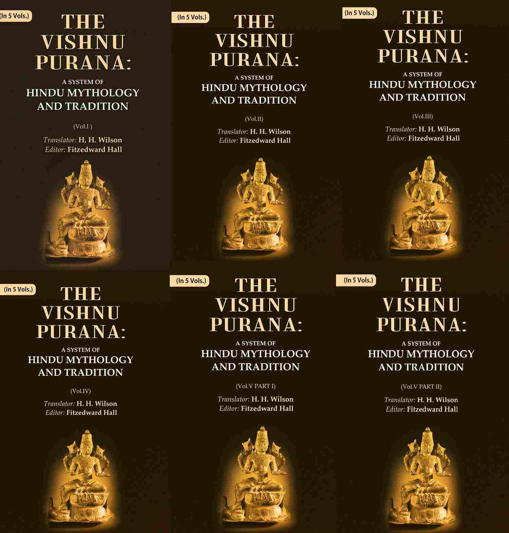 The Vishnu Purana: A System of Hindu Mythology and Tradition 5 Vols. Set - Gyan Books | Grocsy