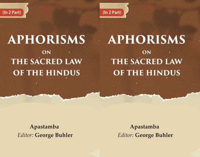 Aphorisms on the Sacred Law of the Hindus 2 Vols. Set - Gyan Books | Grocsy