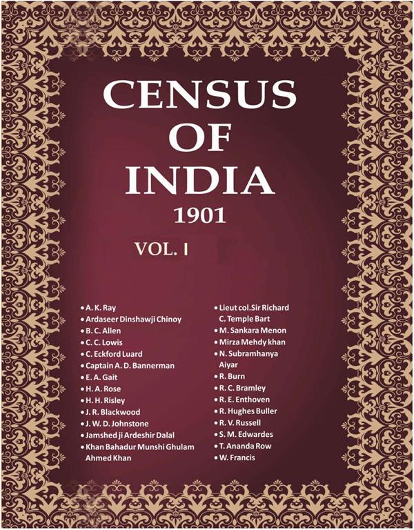 Census Of India : India - Ethnographic Appendices : Being The Data Upon Which The Caste Chapter 1901 4 Vol. - Gyan Books | Grocsy