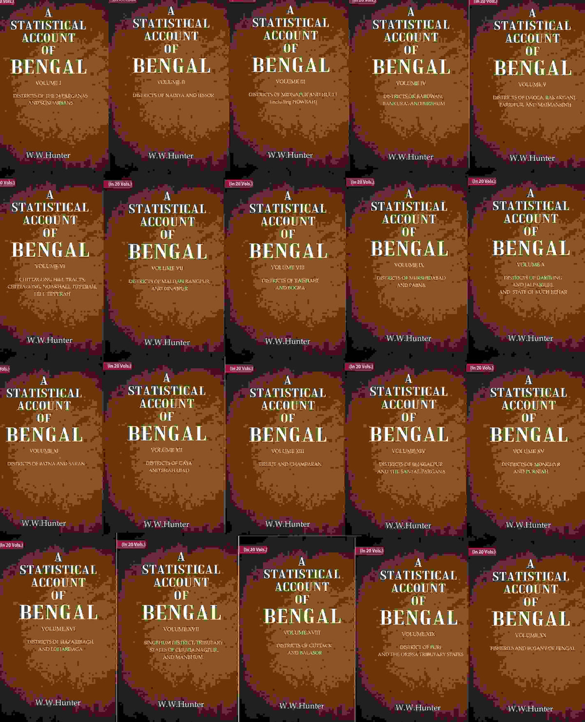 A Statistical Account of Bengal 20 Vols. Set - Gyan Books | Grocsy