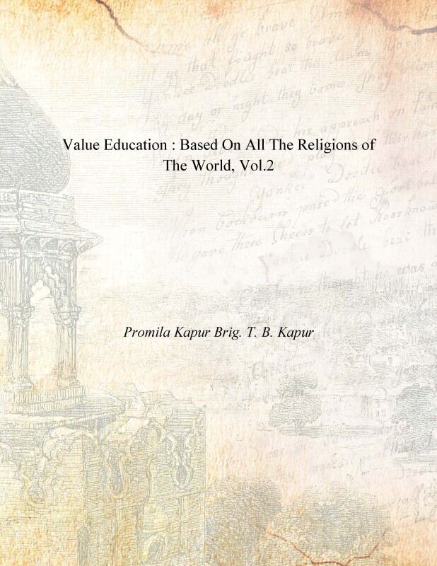 Value Education : Based On All the Religions of the World Vol. 2nd - Gyan Books | Grocsy