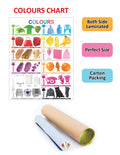 Dreamland Publications Educational Chart for Kids - Colours | Grocsy