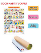 Dreamland Publications Educational Chart for Kids - Good Habits - 1 | Grocsy