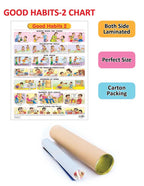 Dreamland Publications Educational Chart for Kids - Good Habits - 2 | Grocsy