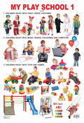 Dreamland Publications My Play School -1 : Children Early Learning Educational Laminated Chart | Grocsy