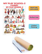Dreamland Publications My Play School -2 : Children Early Learning Educational Laminated Chart | Grocsy