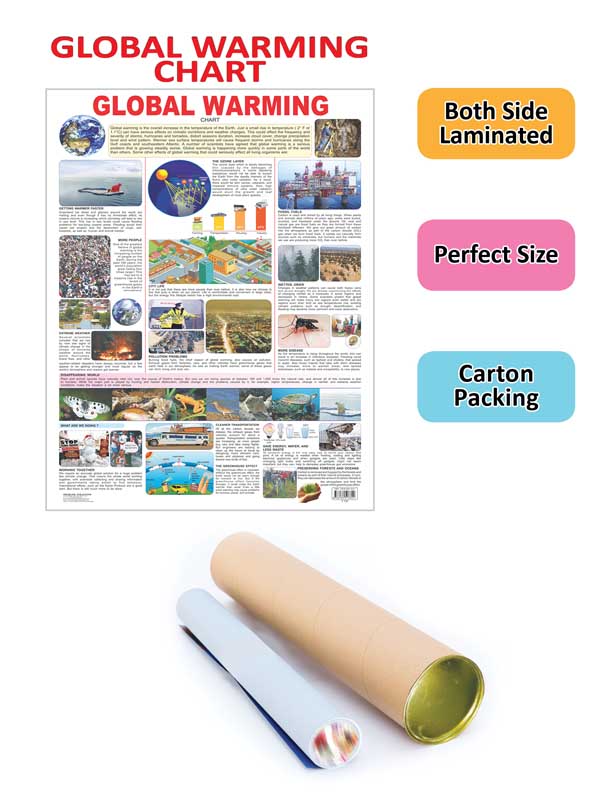 Dreamland Publications Educational Chart for Kids - Global Warming | Grocsy