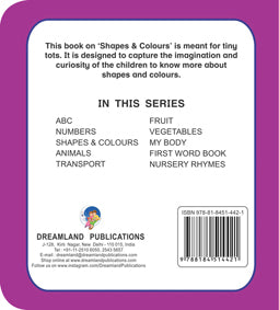 Dreamland First Padded Board Book - Shapes & Colours | Grocsy
